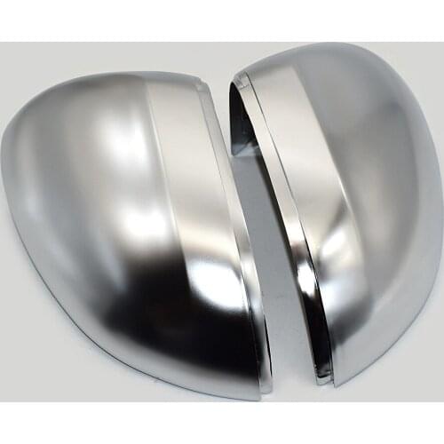 ANZULWANG Matt Chrome Mirror Cover Rearview Side Mirror Cap Housing For Volkswagen VW Passat B8 2015-2019