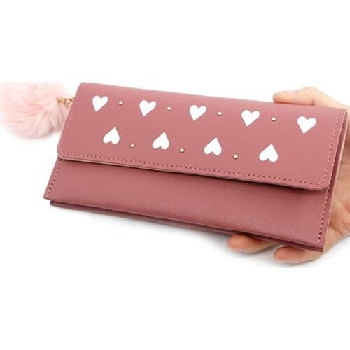 Long Womens Wallet Female Purses Tassel Card Holder Wallets Female PU Leather Clutch Money Bag Pu Leather Wallet