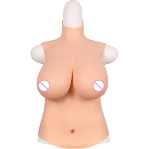 Dokier soft silicone filling silicone breast forms boobs for crossdresser breastplates for cosplay transgender drag queen