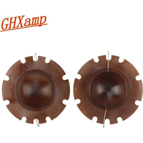 Ghxamp 51.5mm Tweeter Voice Coil 100W Broadcast Horn Tweeter Sound Film Convex Wide Side 2PCS