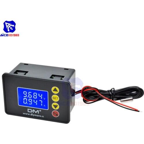 Diymore 1.37" LCD Display 5 in 1 Voltage Current Power Battery Capacity Temperature Tester Detector DC 0-100V 10A 1000W