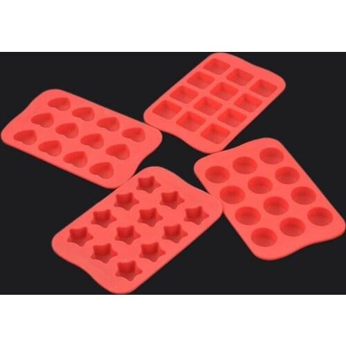 Baking Tool silicone Cake Mould 12 grid Jelly Pudding Mold Soap Mould