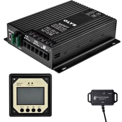 MPPT PWM Solar Charge Controller 12V 24V Solar Panel Battery Regulator Dual USB Solar Panel Regulator Dual USB Voltage Charger