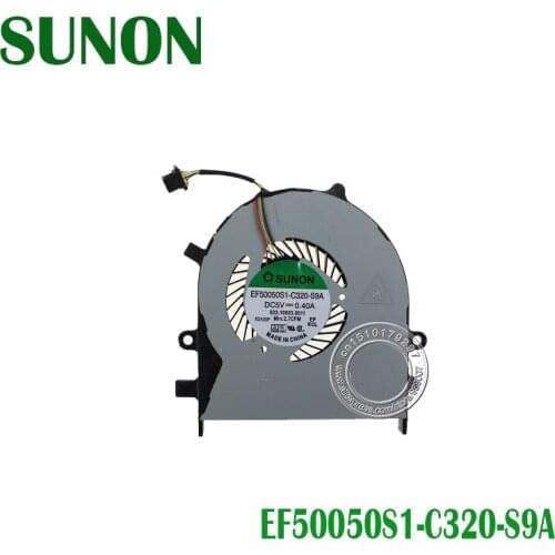 Original laptop For DELL For LATITUDE 3340 E3340 SUNON EF50050S1-C320-S9A 023.10003.0001 990WG 0990WG cpu cooling fan