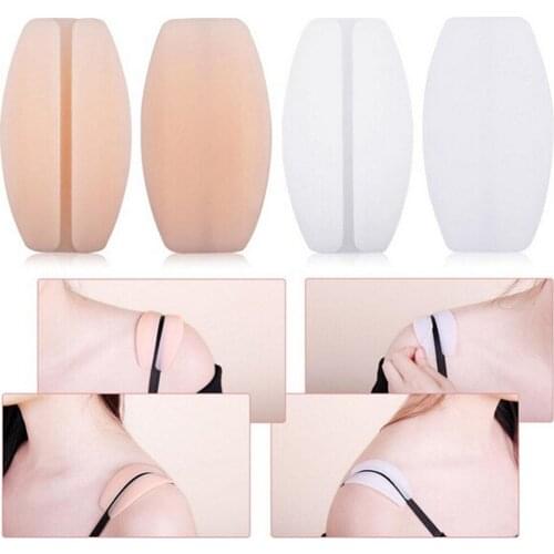 2Pcs Silicone Bra Strap Cushions Non-Slip Comfort Shoulder Pads Protectors Underwear Pads Cushions DIY Garment Accessories