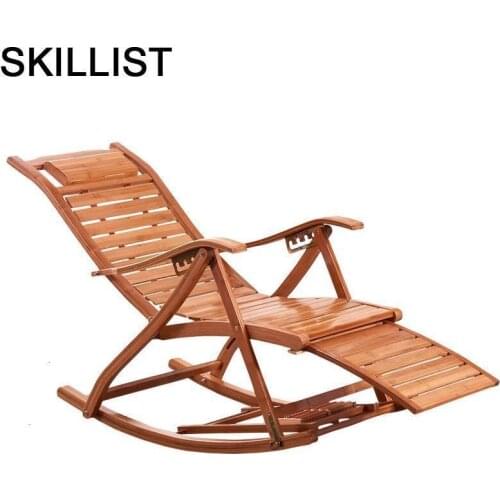 Poltrona Divano Sofa Rocking Bamboo Fauteuil Salon Folding Bed Sillones Moderno Para Sala Sillon Reclinable Recliner Chair