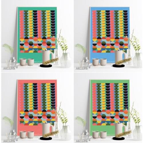 Belle And Sebastian Popular Music Band Gig Tour Poster Teenage Fanclub Collection Gift Abstract Color Block Vintage Home Decor