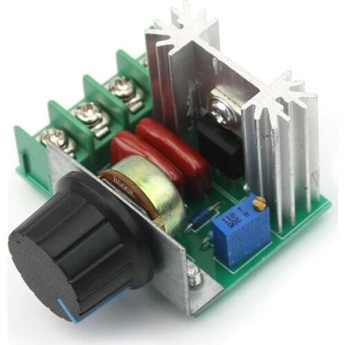 Adjust AC 220V 2000W SCR Voltage Regulator Dimming Dimmers Motor Speed Controller Thermostat Electronic Voltage Regulator Module