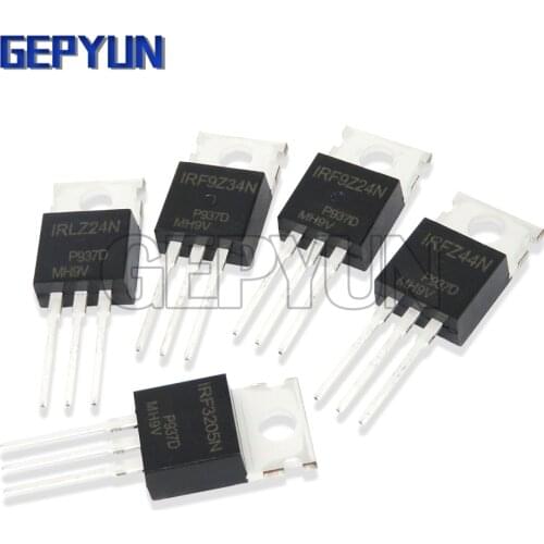 10PCS IRF9Z24 IRF9Z34 IRLZ24N IRLZ34N IRLZ44N LM317T IRF3205 Transistor TO-220 TO220 IRF9Z24 IRF9Z34 IRLZ24 IRLZ34 Gepyun