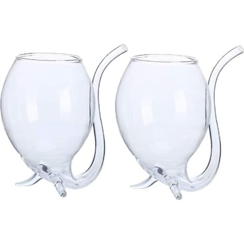 Vampire Borosilicate Self Straw Luxury Soft Drink Cup