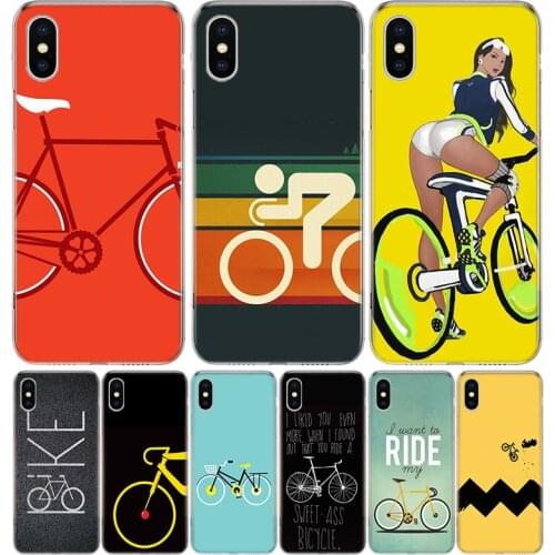 Bicycle Bike Sport Coqu Phone Case for Apple iphone 11 12 Mini Pro XR X Xs Max 7 8 6 6s Plus 7G 6G 5G 5S 5 SE + Customize Cover