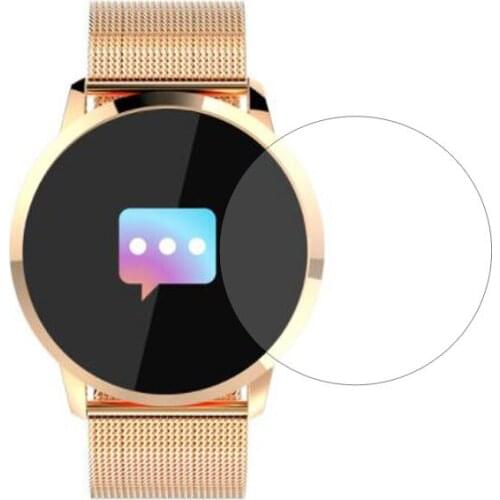 Smartwatch Tempered Glass Protective Film Ultra Clear Guard For Q8 Smart Watch Toughened LCD Display Screen Protector Cover