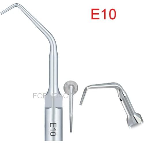 2pcs E10 Dental Scaler Tips For EMS Woodpecker Scaler Handpiece Dental Ultrasonic Scaler Scaling Tip Dental Equipment Dentist