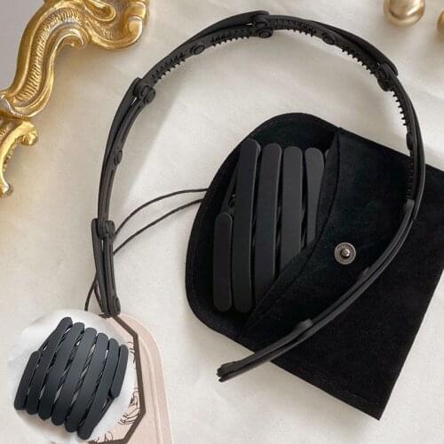 2021 Trendy Portable Retractable Hairbands Headbands for Women Girls Vintage Hoop for Party Hair Bands Girls Hair Accessories