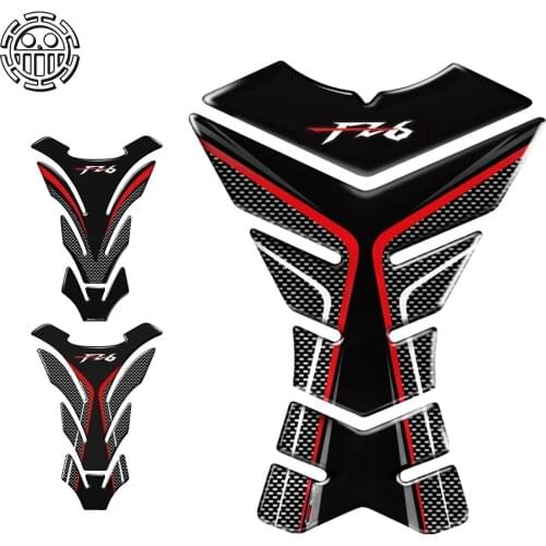 3D Motorcycle Sticker Gas Fuel Oil Tank Pad Protector Decal Case for Yamaha FZ6 FZ6N Tankpad