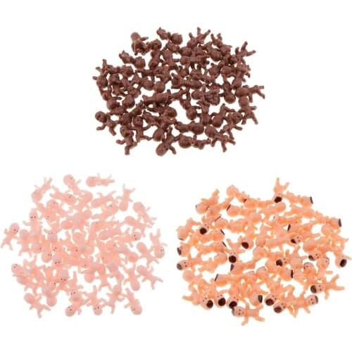 50pcs Mini Baby Doll Toys for Kids Birthday Party Baby Shower Favors Table Home Decor