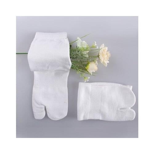 Anime cosplay Japanese Clogs Shoes Cotton socks Stockings Tights Socks Japanese kimono dedicated two toe socks separate toes