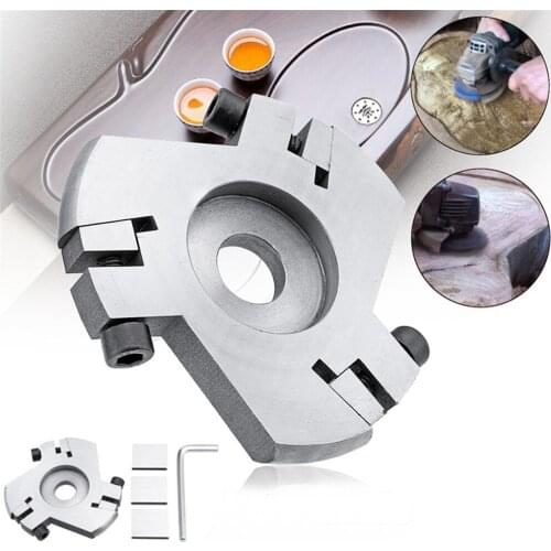 Gate Tool Drillpro 90mm Grinder Disc Wood Carving Disc Woodworking Detachable Three Blade Root Milling Cutter