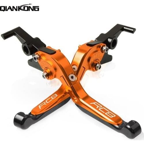 For RC8 2009 2010 2011 2012 2013 2014 2015 2016 2009-2016 RC8 Motorcycle CNC Adjustable Brake Clutch Levers handle