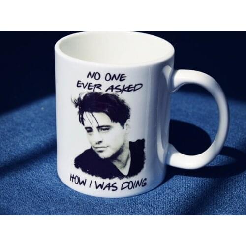 FRIENDS TV SHOW joey how you doin food sex I want it both cup mug