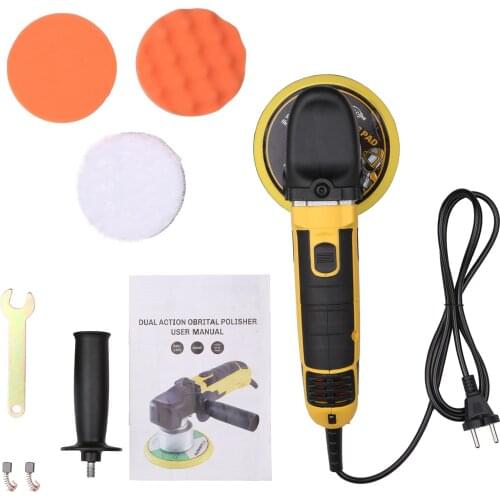 680W Car Polisher Handheld Car Polishing Machine Electric Powered Waxer Machine 5600RPM Electric Vibration Polishing Machine