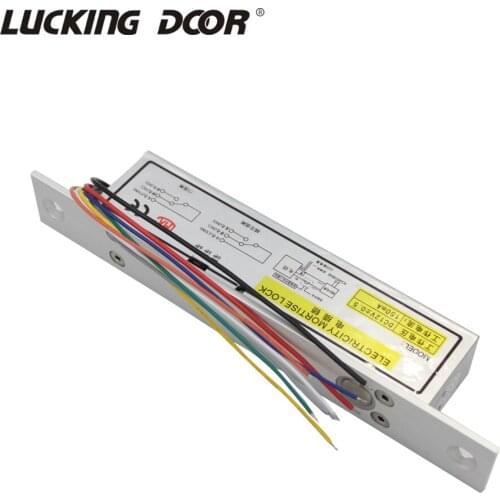 8 wires DC12V Electric Lock Magnetic NC/NO Output with Timer Mortise Door Lock Fail Safe fail Secure Bolt Mortise Door Lock