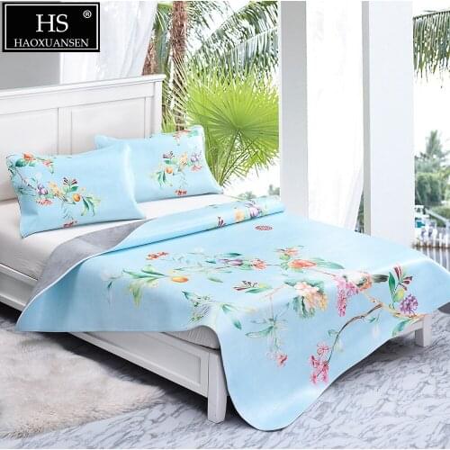 11 KG Floral pattern Cowhide mat Three piece suit Full grain leather mat Air conditioner mat thick 3.8 MM Size Can be customized