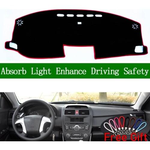 For lifan 820 2014 2015 2016 2017-2019 Dashboard Cover Sun Shade Non-slip Dash Mat Pad Carpet Car Stickers Interior Accessories