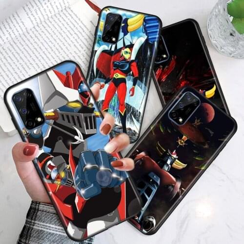 UFO Robot Grendizer For Realme V15 X50 X7 X3 superzoom X2 C17 C11 C3 7i 7 6i 6S 6 5 Narzo 20 5G Pro Soft Phone Case