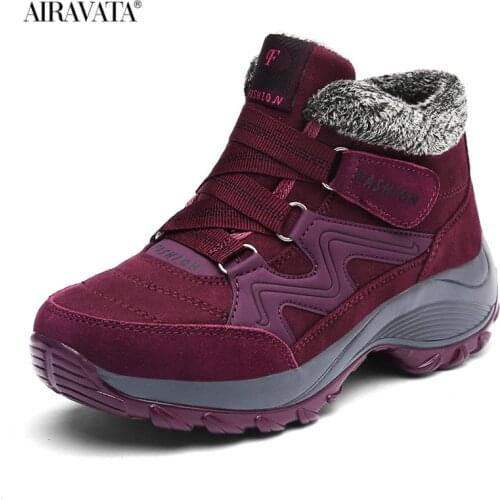 New Winter Women Boots Fashion Keep Warm Snow Boots High Quality Women Lace-up Comfortable Ladies Boots