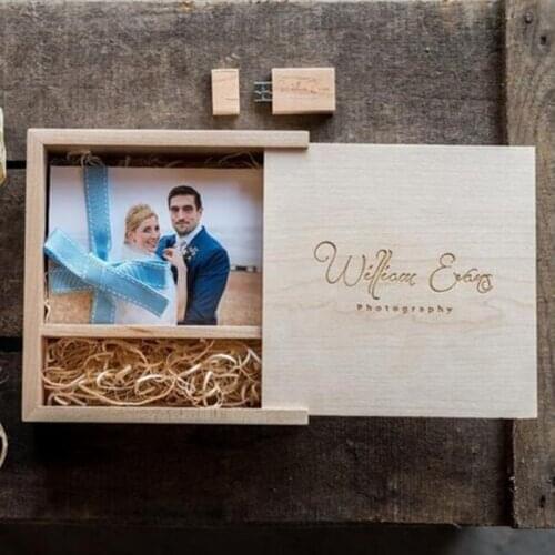 Custom DIY LOGO.Picture.Photo Company logo!New Album Maple box With Maple usb stick 2.0 memory flash stick pen drive