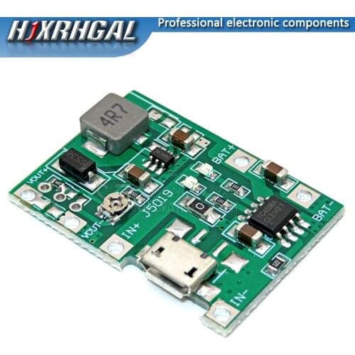 3.7V 9V 5V 2A Adjustable Step Up 18650 Lithium Battery Charging Discharge Integrated Module
