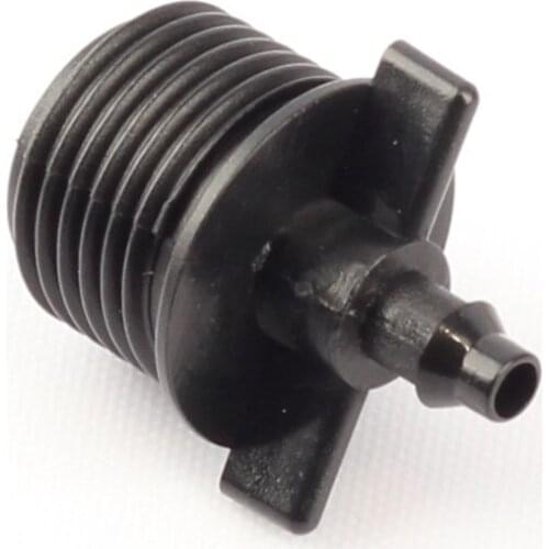 150pcs G1/2" Thread to 4/7mm Barbed Reducer Straight Connector Agriculture Farming Irrigation System Water Pipe Fittings