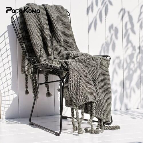 Nordic Luxury Hand Knitted Blanket Throw Frignes Warm Woolen Soft Weighted Blanket for Beds Sofa Couch Bed Spread haikyuu plush