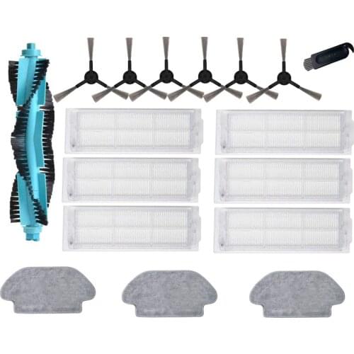Replacement Rags Brush HEPA Filter for Viomi V2 Pro V3 SE V-RVCLM26B Vacuum-Mop for Mijia STYJ02YM