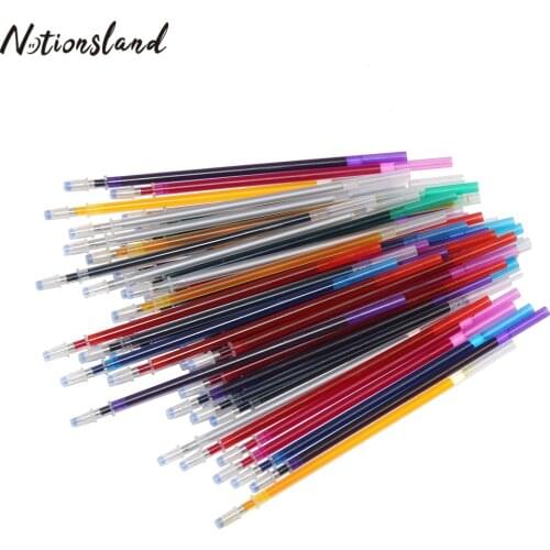 40pcs Embroidery Water Erasable Pen Refills Fabric Marker Cross Stitch Water Soluble Pens for DIY Patchwork Sewing Tools