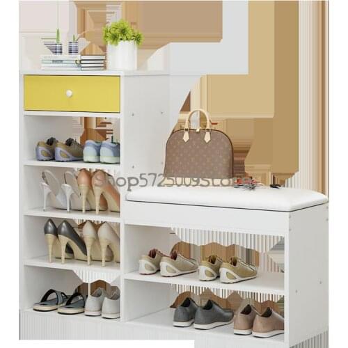 Shoe changing stool at the entrance, shoe rack, household stool, multifunctional storage stool, shoe changing stool, Shoe changi