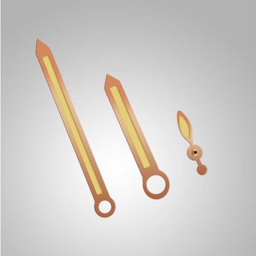 Luminous Watch Hands with Transparent Edge for ETA 6497 6498 Seagull ST3600 ST3620 Watch Movement Repair Accessories