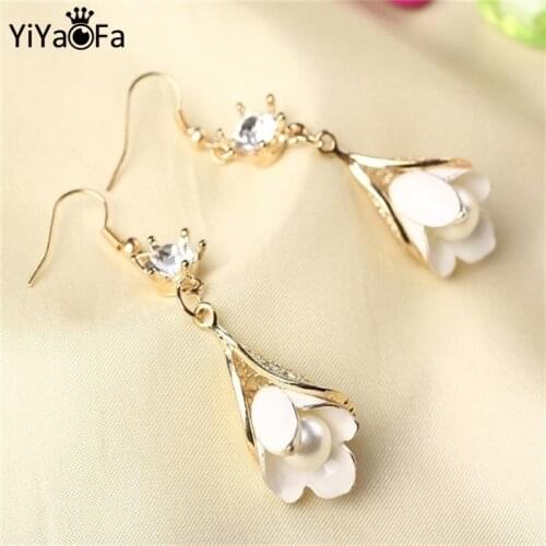 YiYaoFa Handmade Dangle Earrings Vintage Drop Earring for Lady Party Gothic Jewelry Girl Long Earrings for Women E105