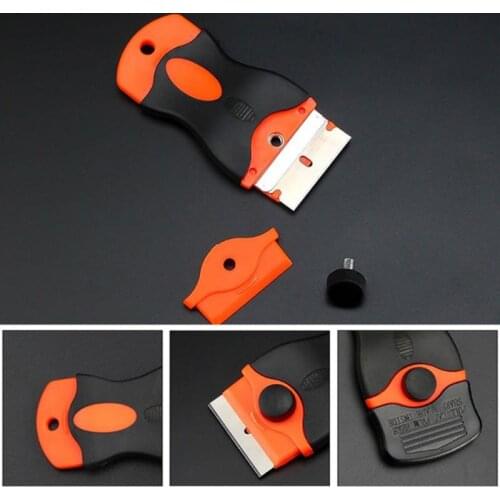 1PC PRO Window Tint Tool Ceramic Glass Oven Cleaner Plastic Scraper 1.5" Razor Blade Holder Removal Sticker Cleaning