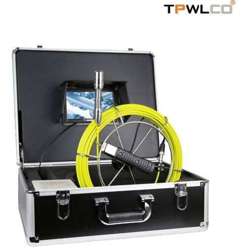 7 Inch 23mm Portable Industrial Pipe Sewer Inspection Video Camera IP68 Waterproof 1000TVL Camera Drain Endoscope with 12pcs LED