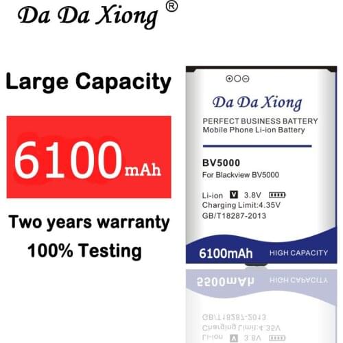 6100mAh BV5000 Battery for Blackview BV5000 Battery High Quality Replacement moblie phone batteries