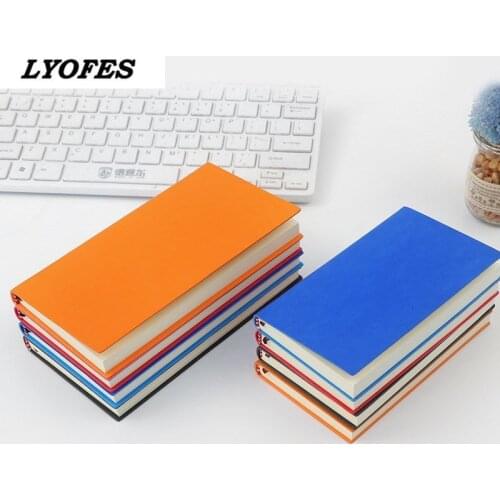 Notebooks and Journals Soft Business Leather Diary A6 A7 PU Travelers Journal Thick School Office Meeting Record Notepad