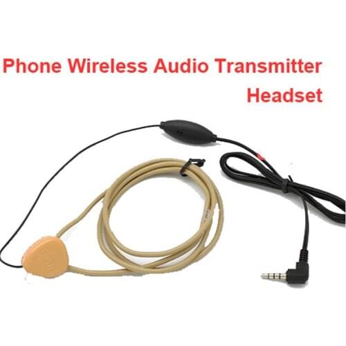 Earphone Cable Voice Transmitter Function Handsfree Voice Transmision for Mobile Phone and Headphone Induction Earphone