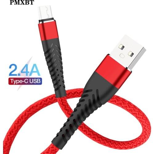 USB Type C Cable For Xiaomi Mi11 Mi10 Mi9 Redmi Note 8 Huawei P40 P30 Honor Samsung Mobile Phone Charging Line USBC Type C Wire
