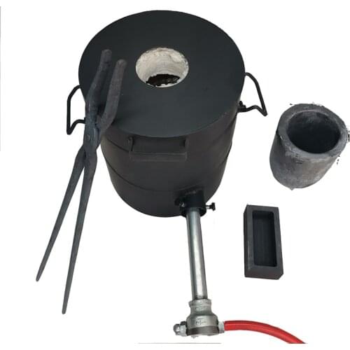 Propane Melting Furnace Kit Ferrous Metal Melting Furnace For Smelting Precious Metals Copper Gold Silver And Aluminum JSRL01