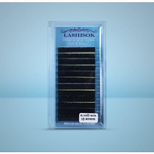 GLAMLASH 7~15/15-20/20-25mm handmade J B C D L LU eyelash extension natural soft faux mink eyelashes lashes for extension