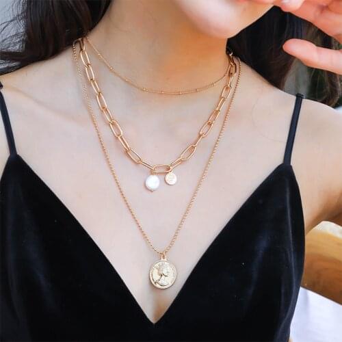 Necklace for women Pendant Chains butterfly layered chain on the neck Accessories jewellery and necklaces long Chain necklace