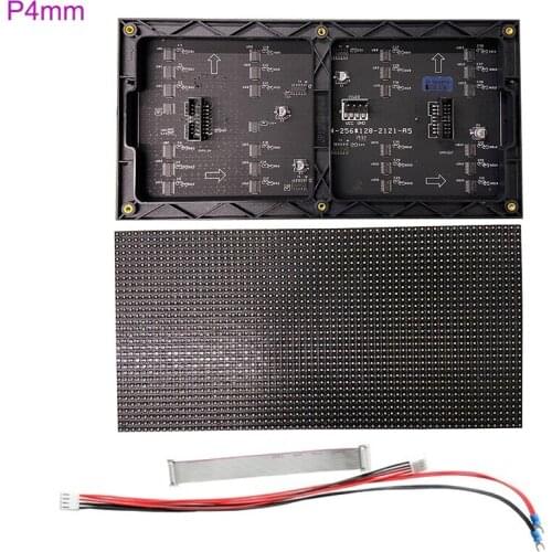 Led Sign P4 Indoor Module Led Panel 256x128mm Module Resolution 64x32dots Full Color Led Screen Display