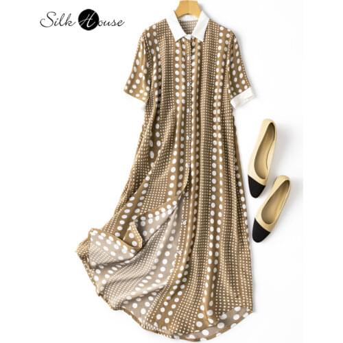 Летние платья в горошек YANGCANSAOSI China At AliExpress